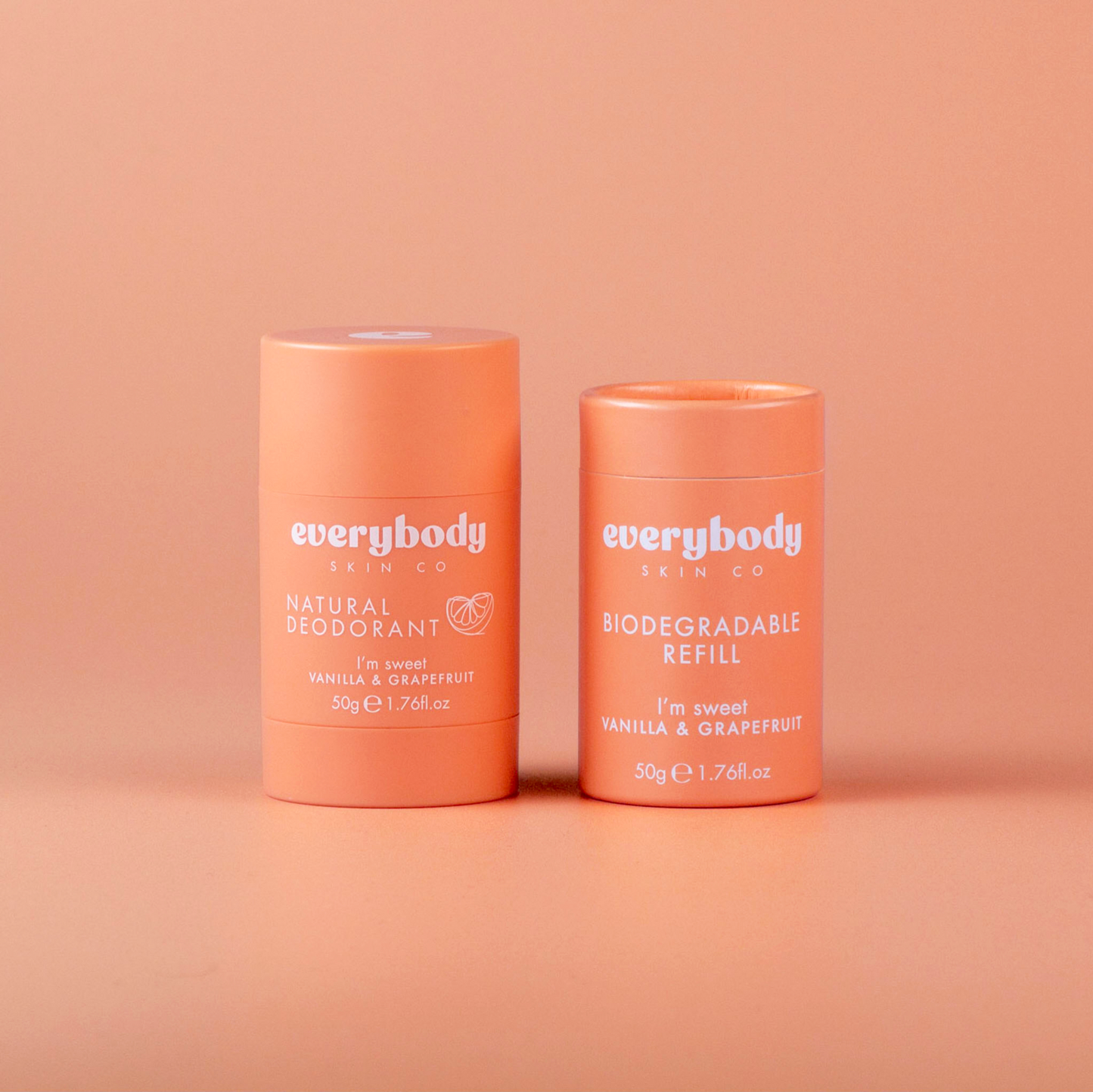 Natural Deodorant and Biodegradable Refill Bundle